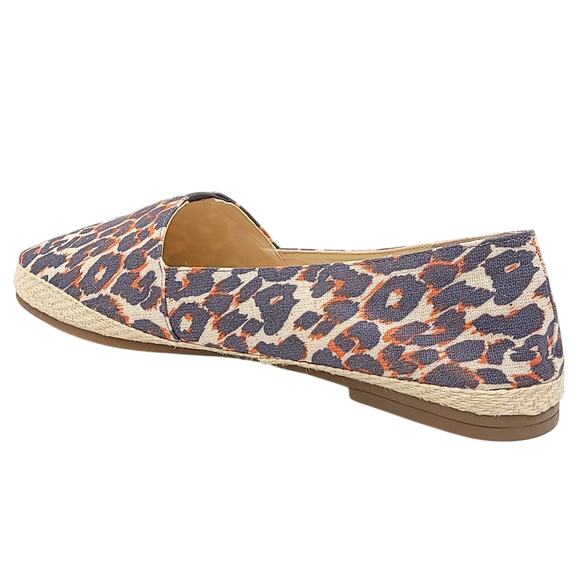 Sole Society Women Xander Slip On Loafers Size US 9.5M Navy Multi Azeeno Leopard - Picture 3 of 5